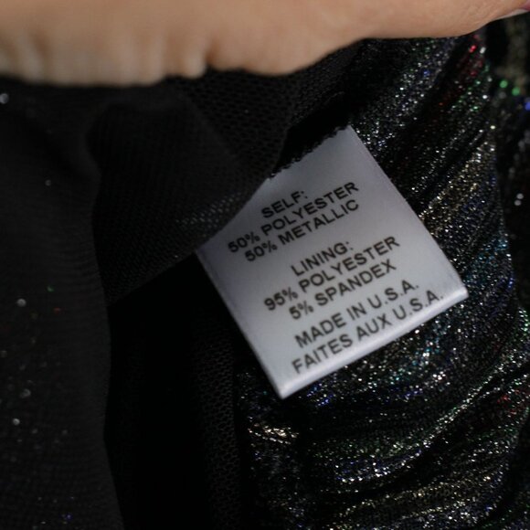 Misa Los Angeles Ava Metallic Stripe Midi Dress Size S - Picture 8 of 12